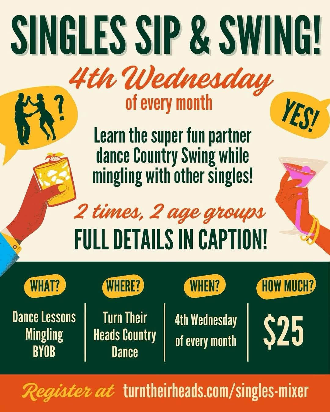 Country Swing Lesson Singles Mixer